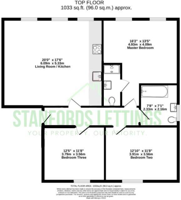 7 Clarence Yard, Brighton, BN1 1GT floorplan
