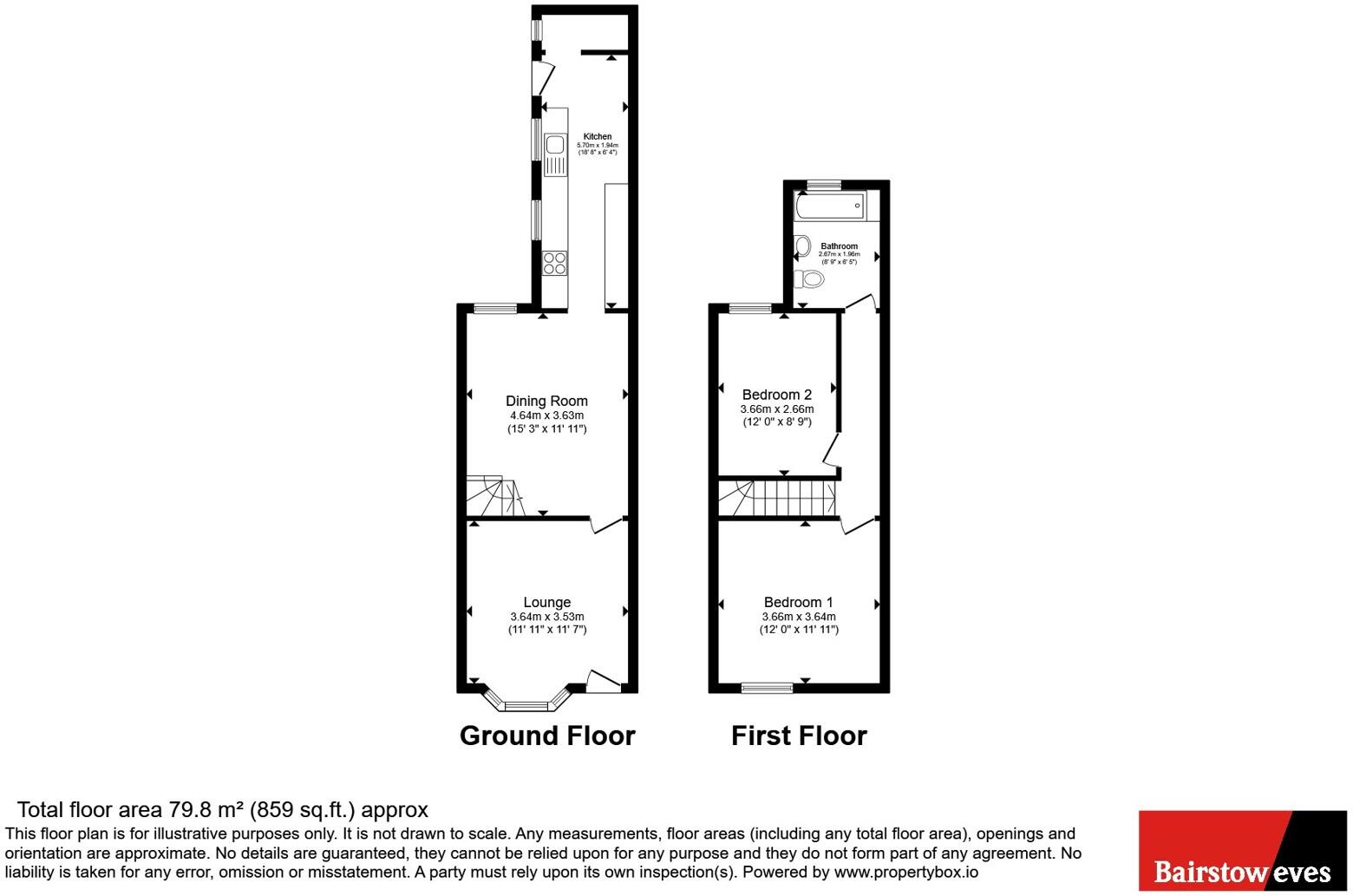 East View, Langwith Junction, Mansfield, Derbyshire, NG20 floorplan
