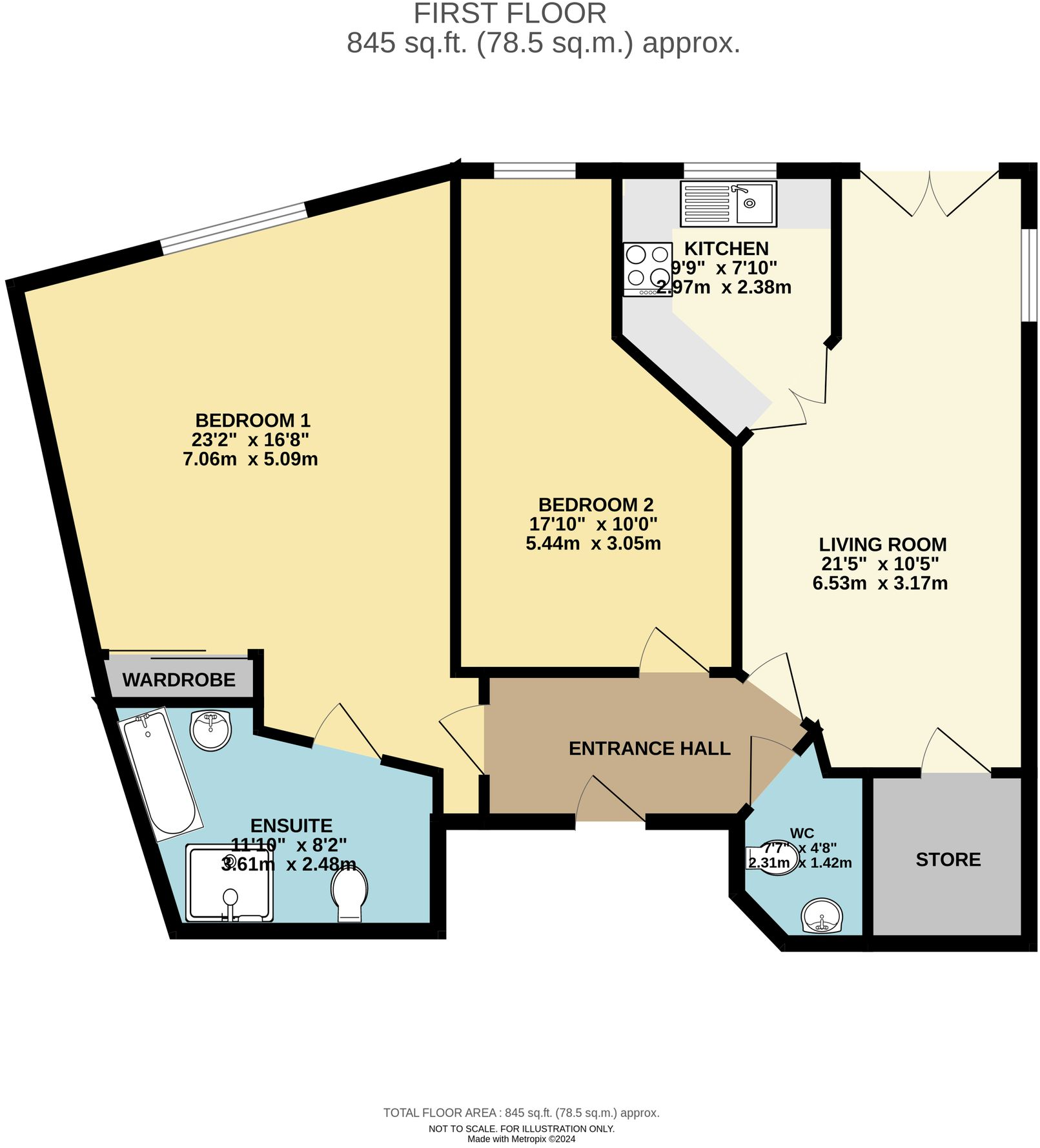 Salop Street, Bridgnorth, WV16 floorplan