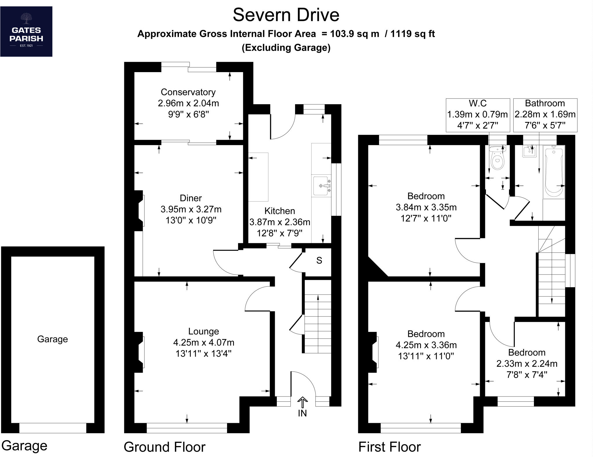 Severn Drive, Upminster, RM14 floorplan