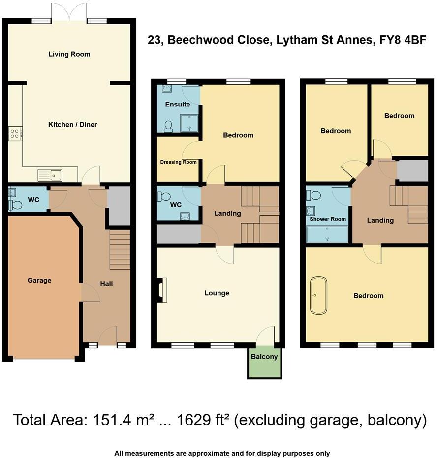 Beechwood Close, Lytham floorplan