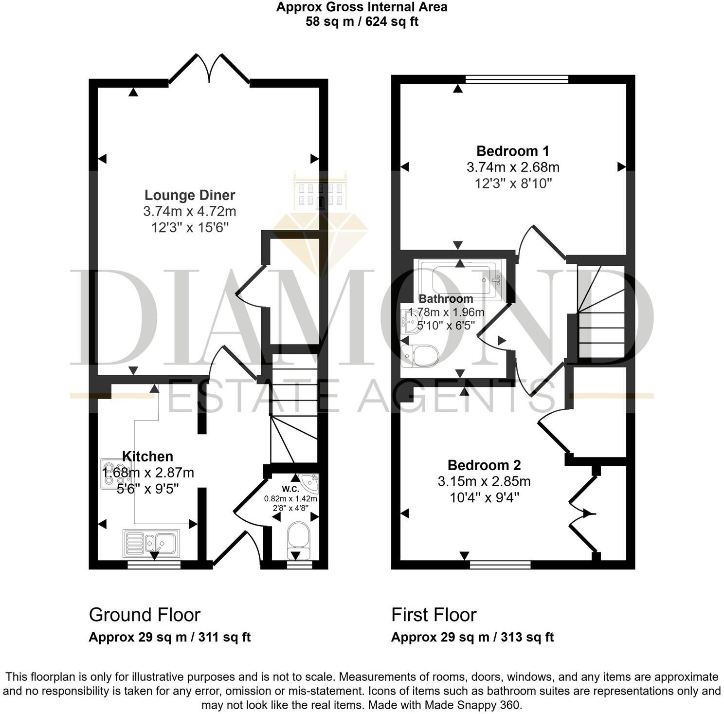 Alsa Brook Meadow, Tiverton, EX16 floorplan