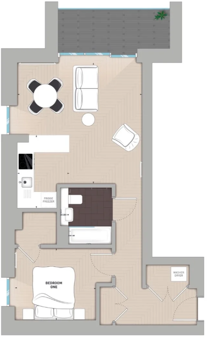 Alameda, HA9 floorplan