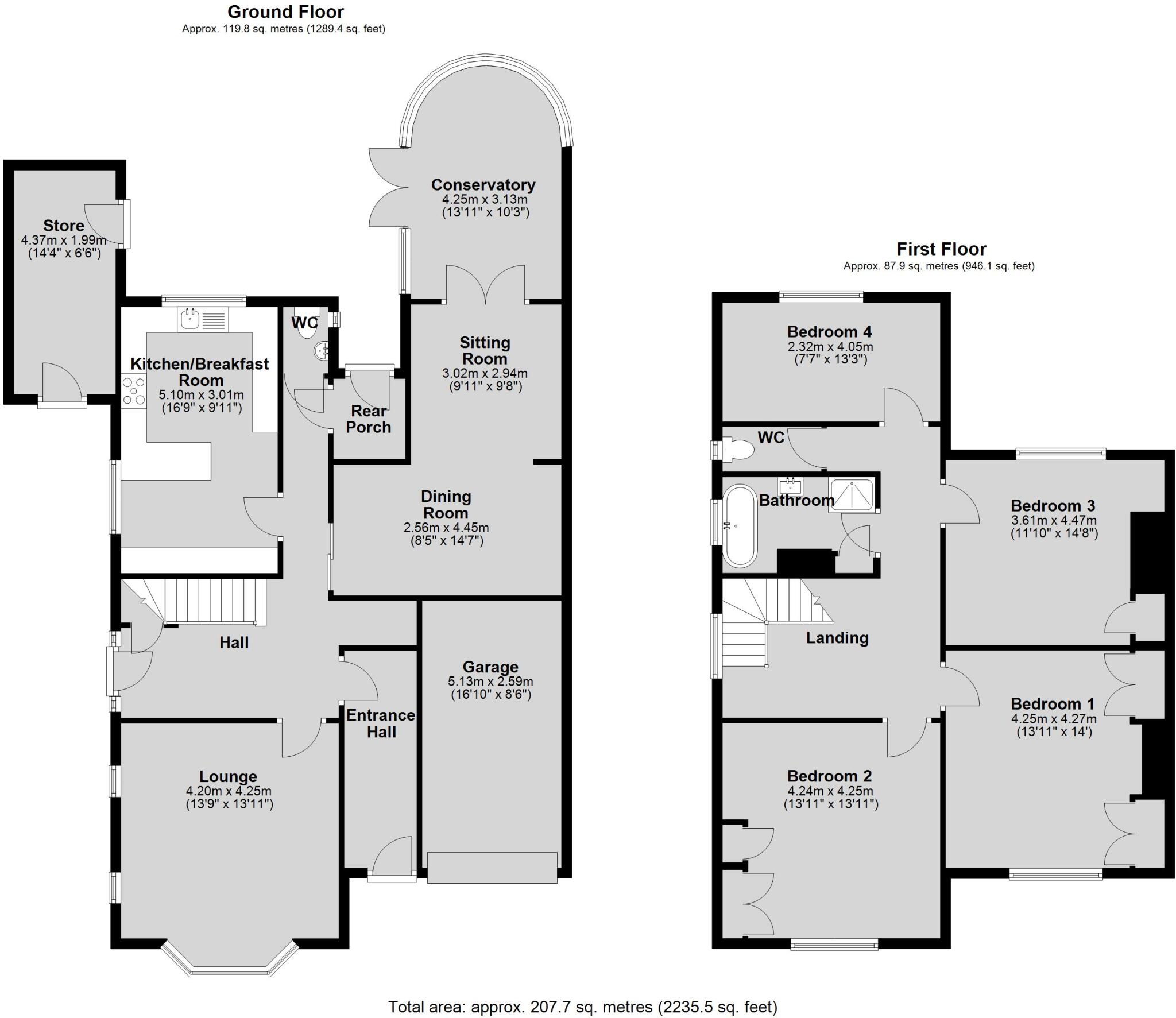 Curle Avenue, Lincoln floorplan