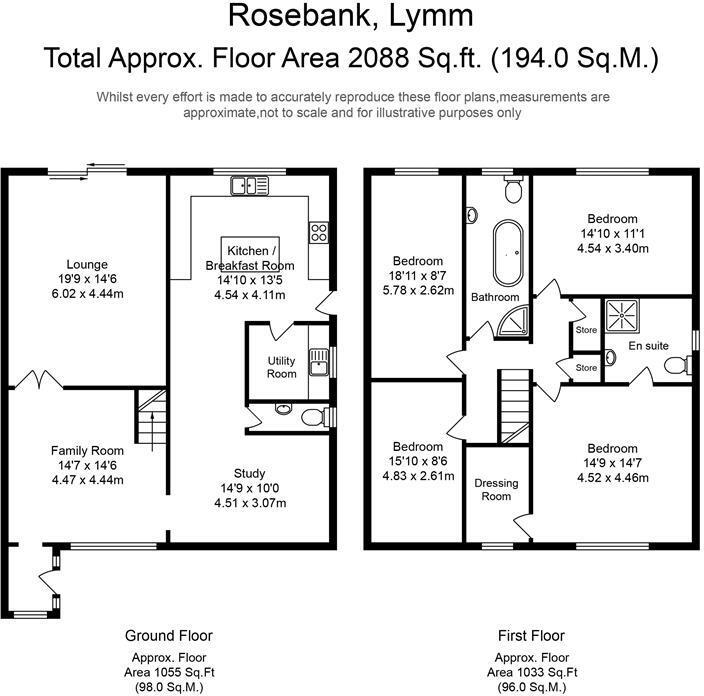 Rosebank, Lymm floorplan