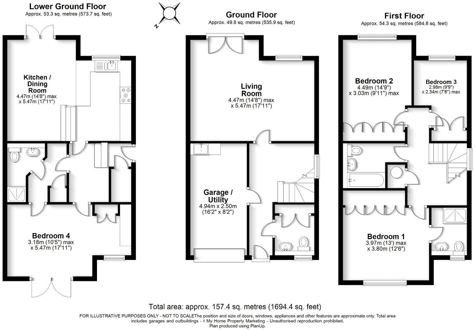 Hazelbank, Croxley Green, Hertfordshire floorplan