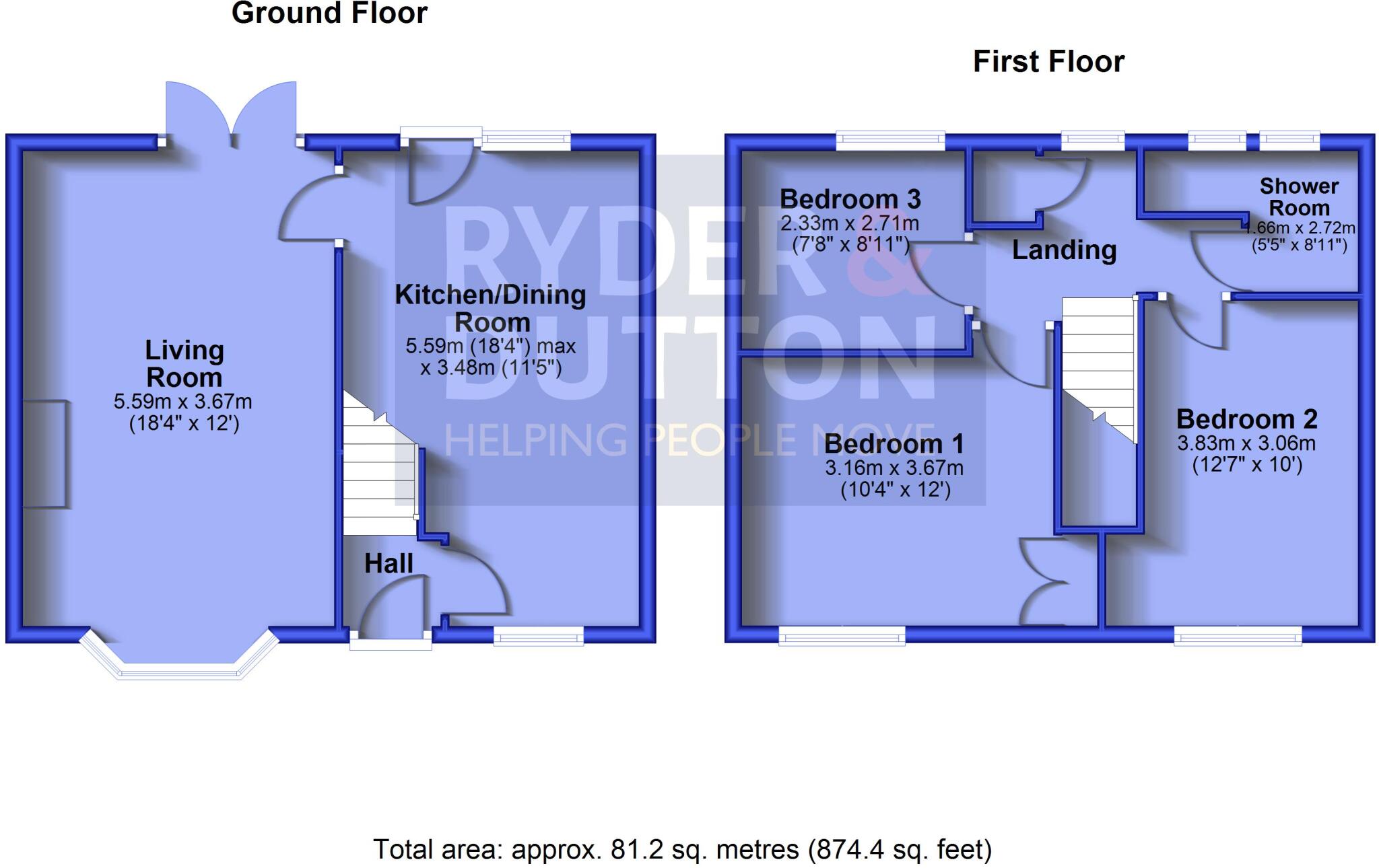 Ash Tree Gardens, Halifax, West Yorkshire, HX2 floorplan