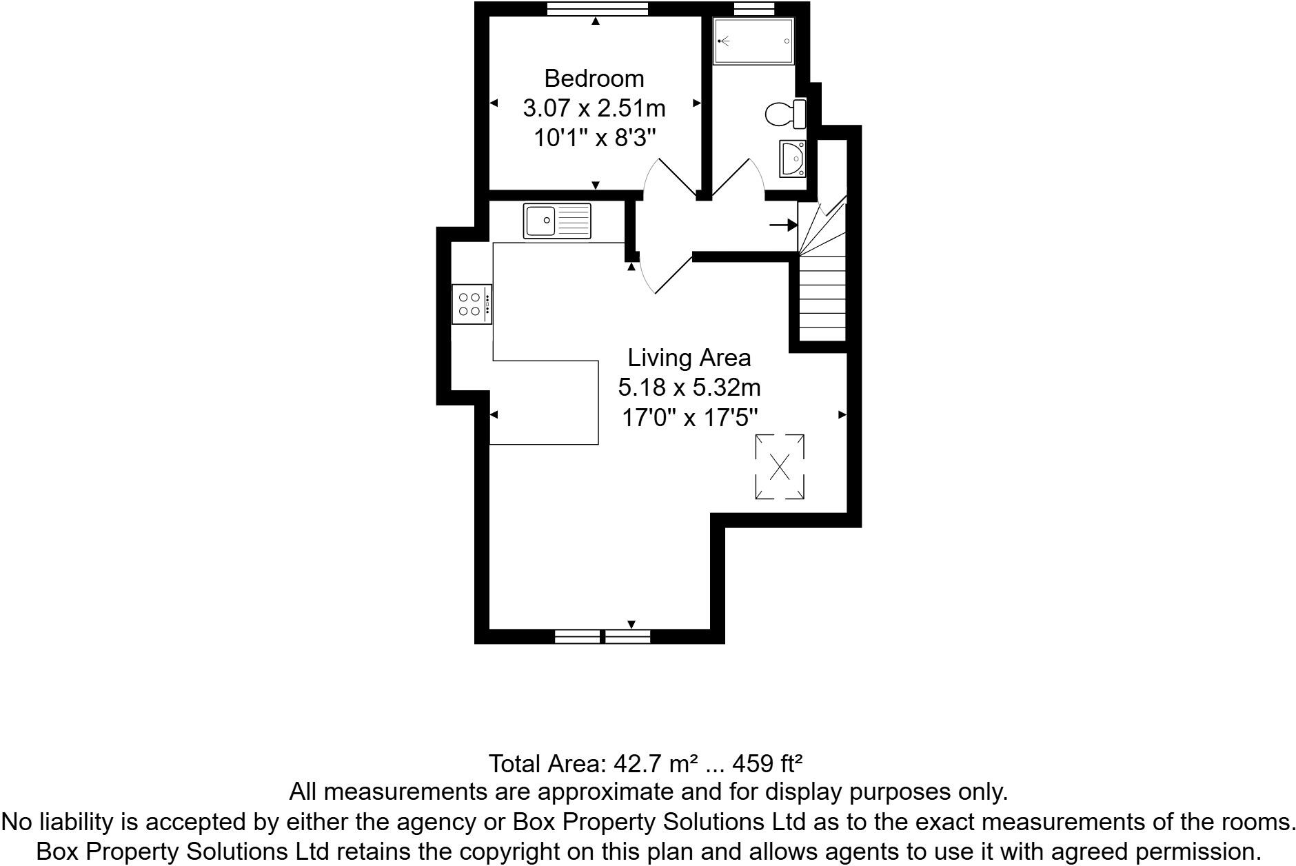 Apartment 3, 19 Oakwood Avenue, Leeds floorplan