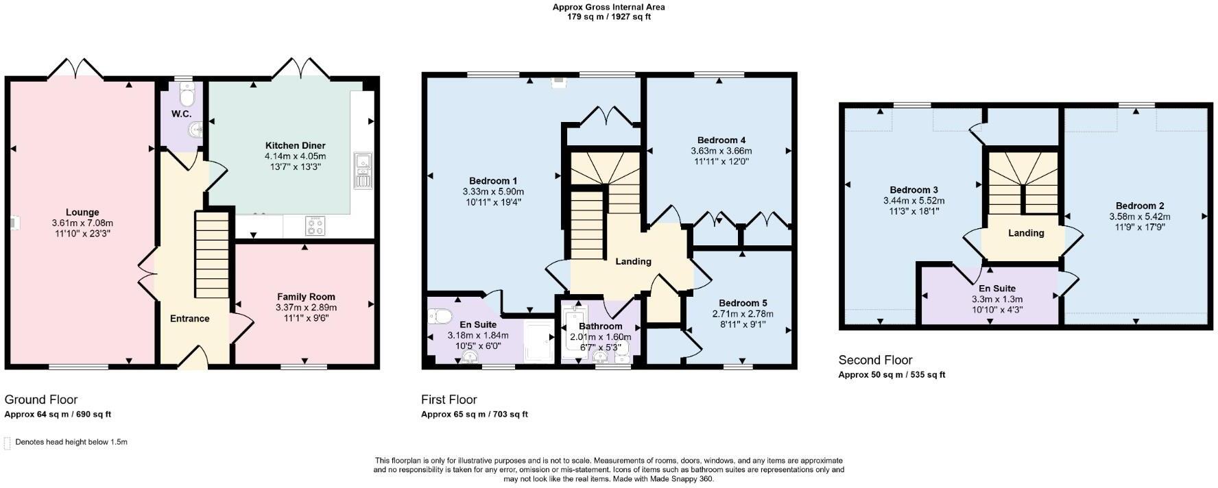 Ironwood Avenue, Desborough, Kettering floorplan