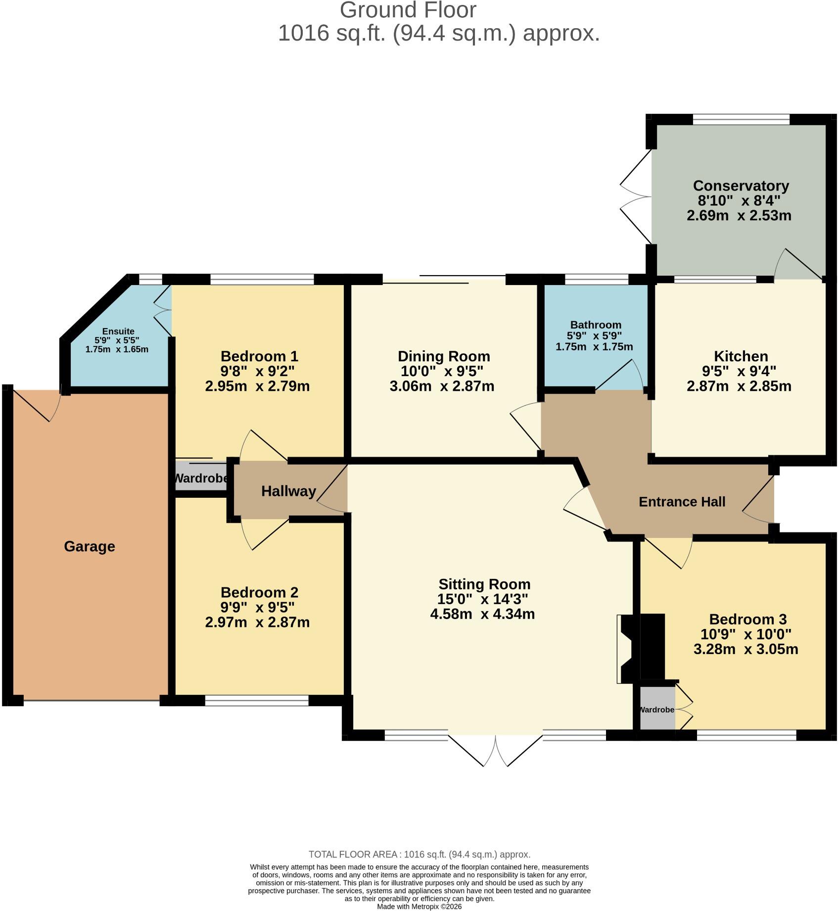 Chestnut Avenue, Bedhampton, Havant floorplan