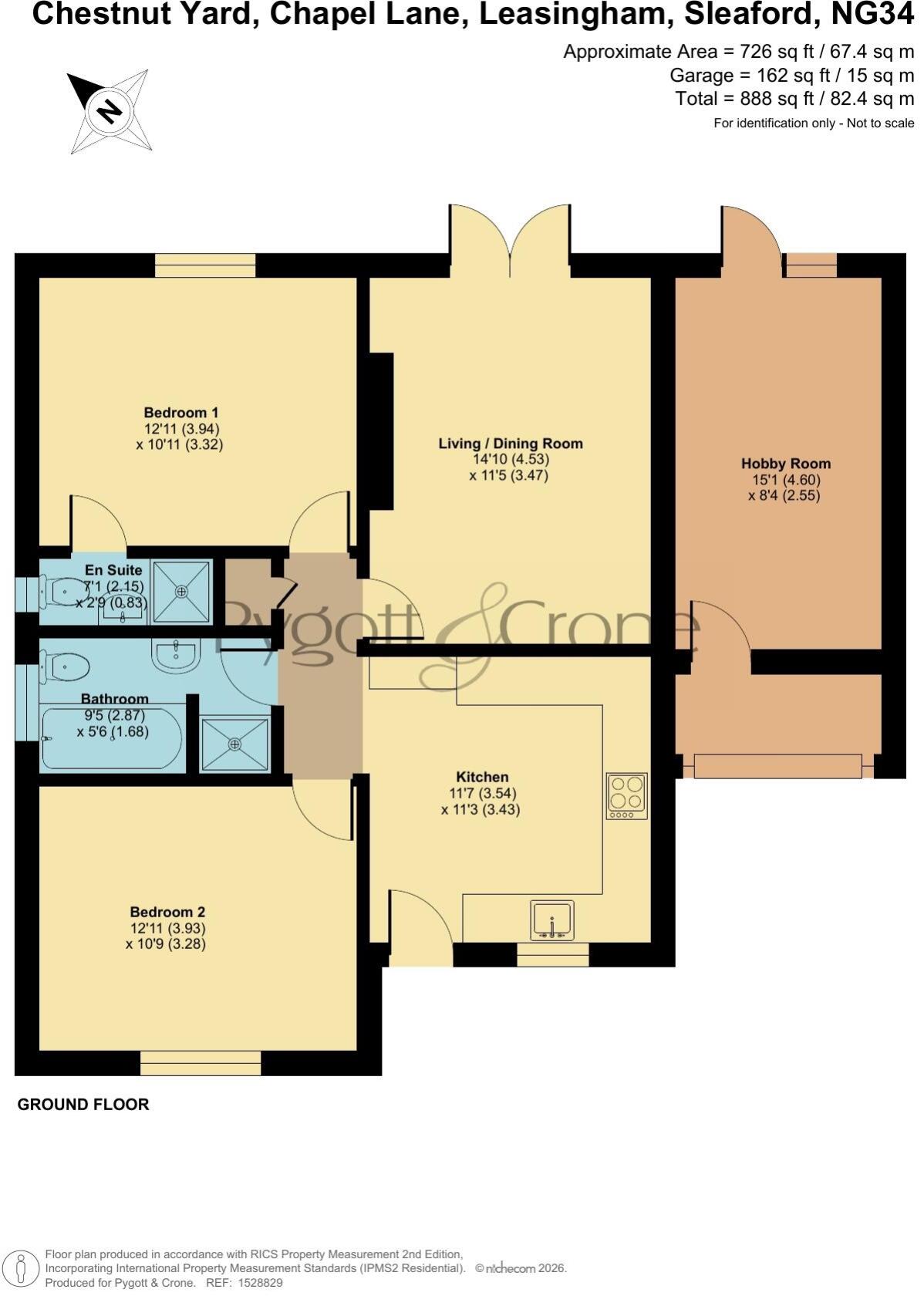 Chestnut Yard, Chapel Lane, Leasingham, Leasingham, NG34 floorplan