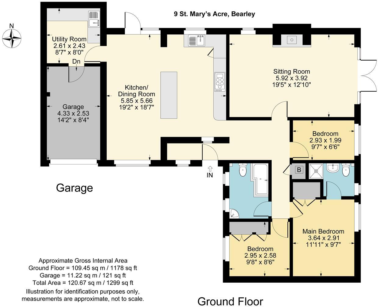 St. Marys Acre, Bearley floorplan