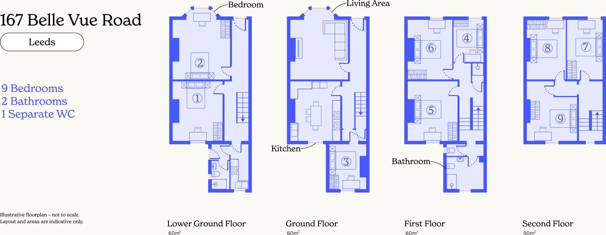 Belle Vue Road, Leeds floorplan