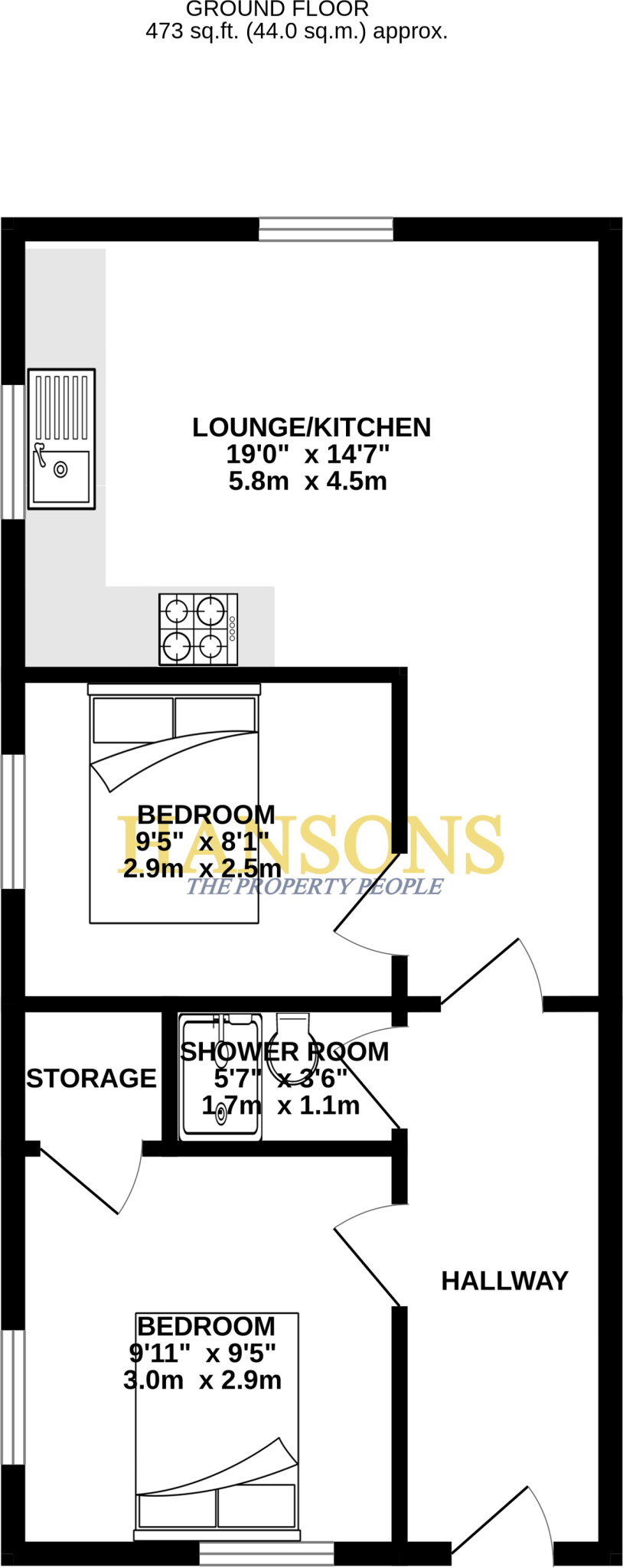 The Fieldens, Wellfield Terrace, Todmorden floorplan