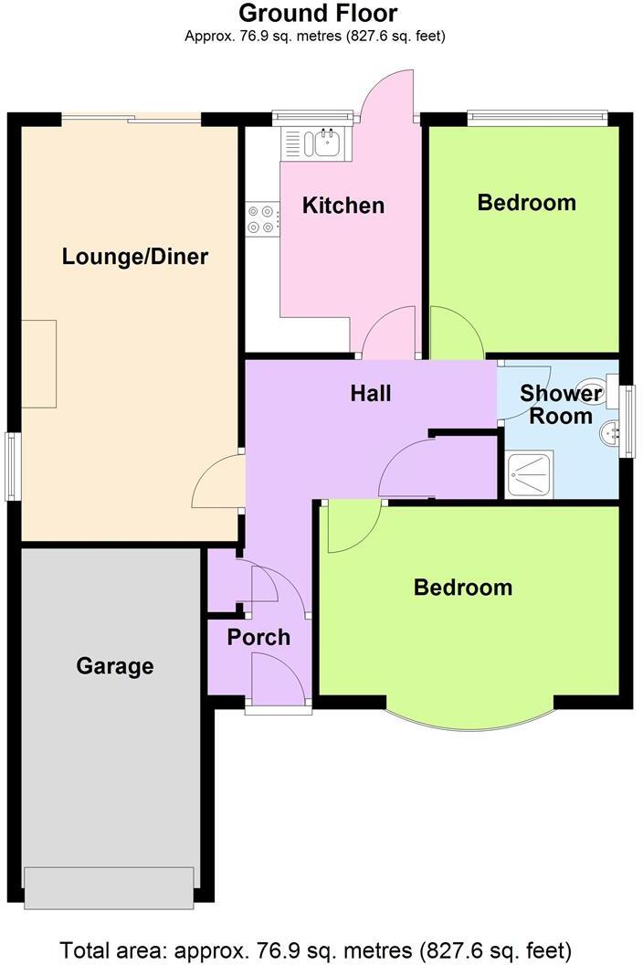 Alma Close, Wickford floorplan