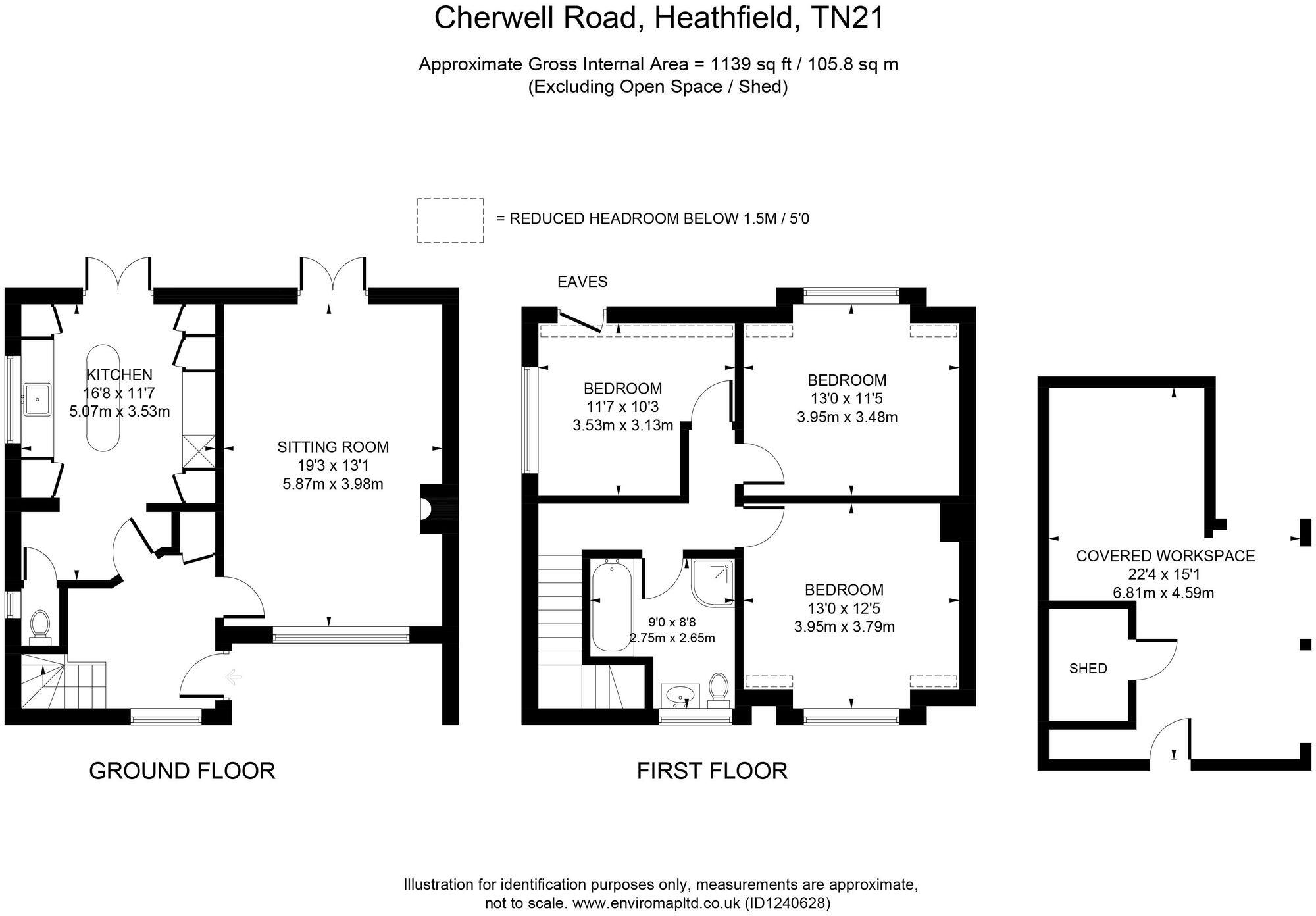 Cherwell Road, Heathfield, TN21 floorplan
