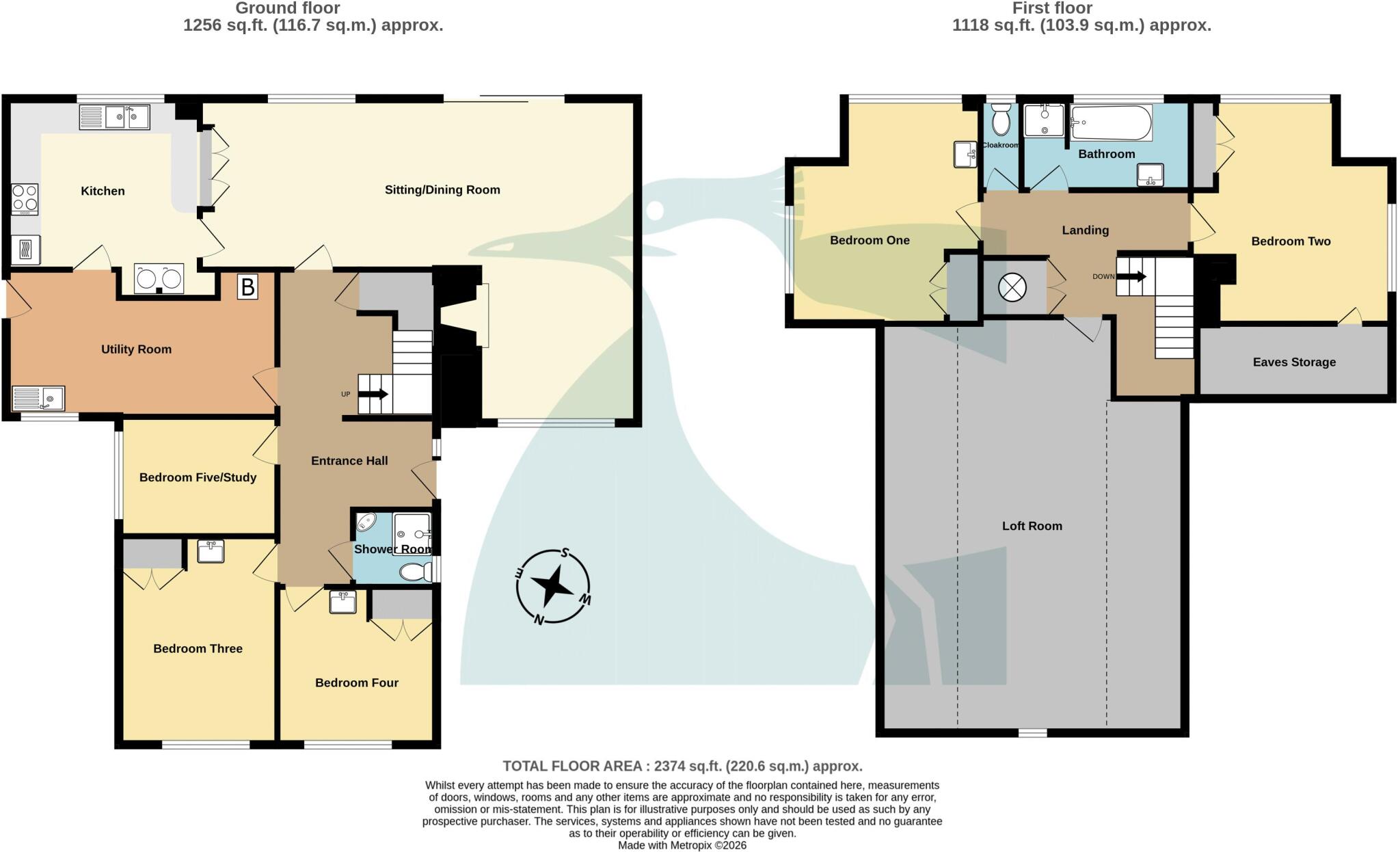 The Street, East Langdon floorplan