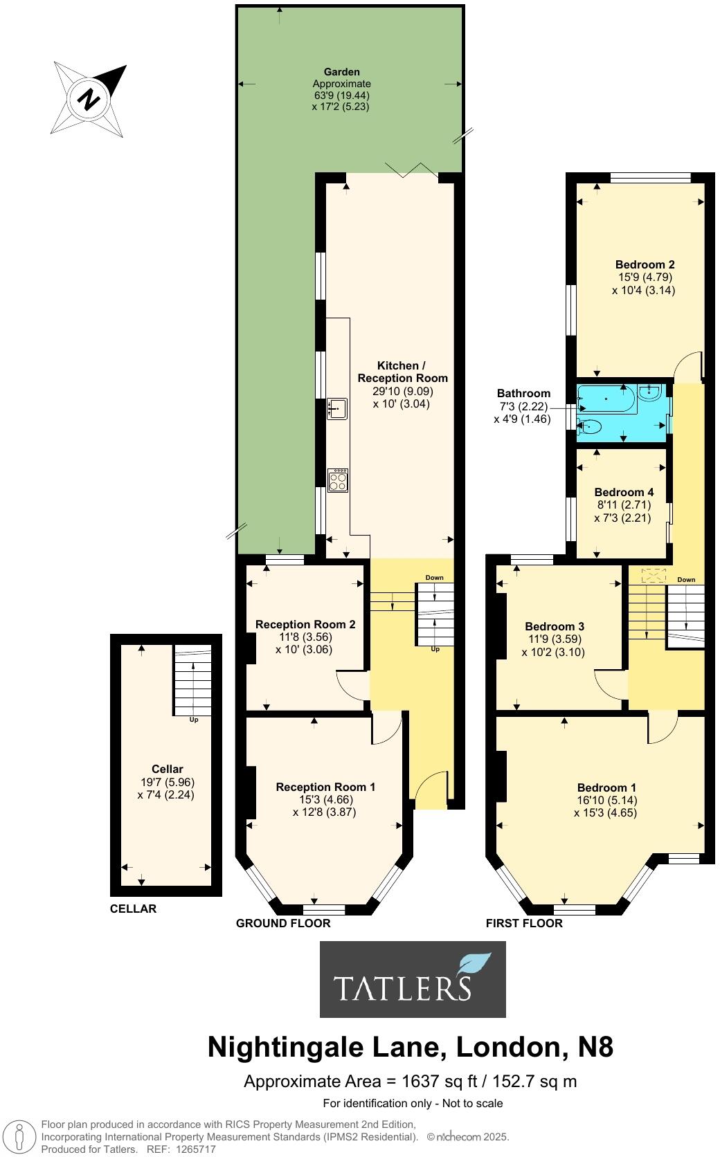 Nightingale Lane, London, N8 floorplan