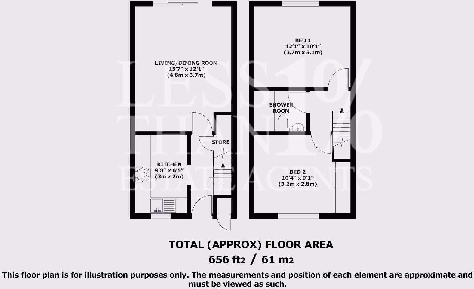 St. Johns Avenue - NN2 floorplan