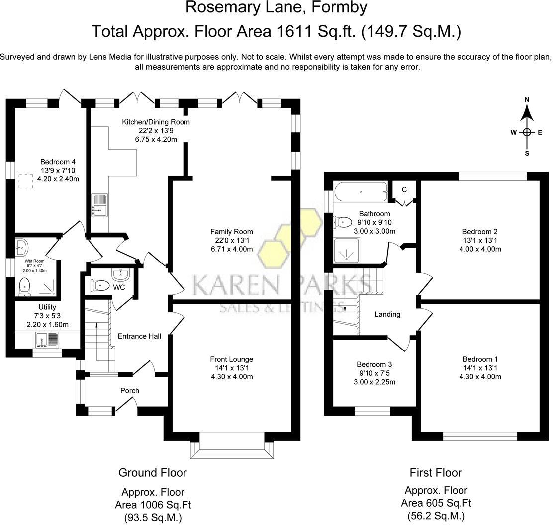 Rosemary Lane, Formby, Liverpool floorplan