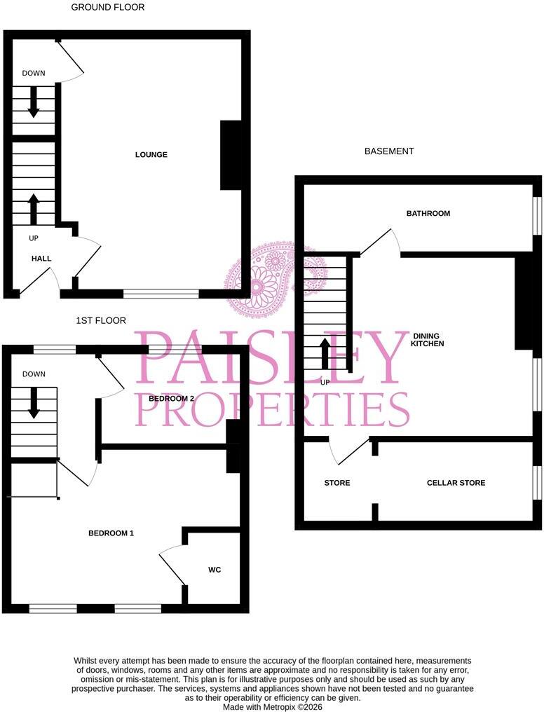 Taylor Hill Road, Taylor Hill, Huddersfield, HD4 6HR floorplan
