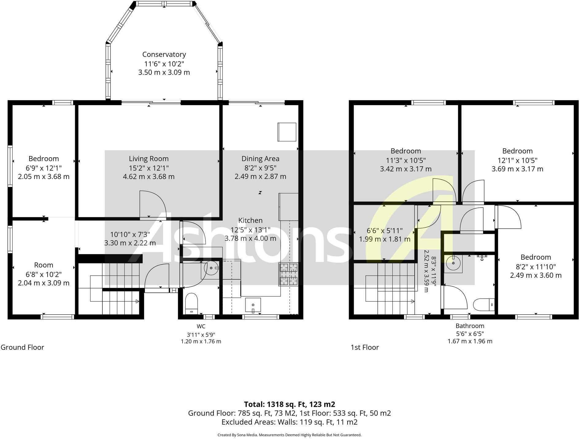 Humphreys Close, Murdishaw, WA7 floorplan