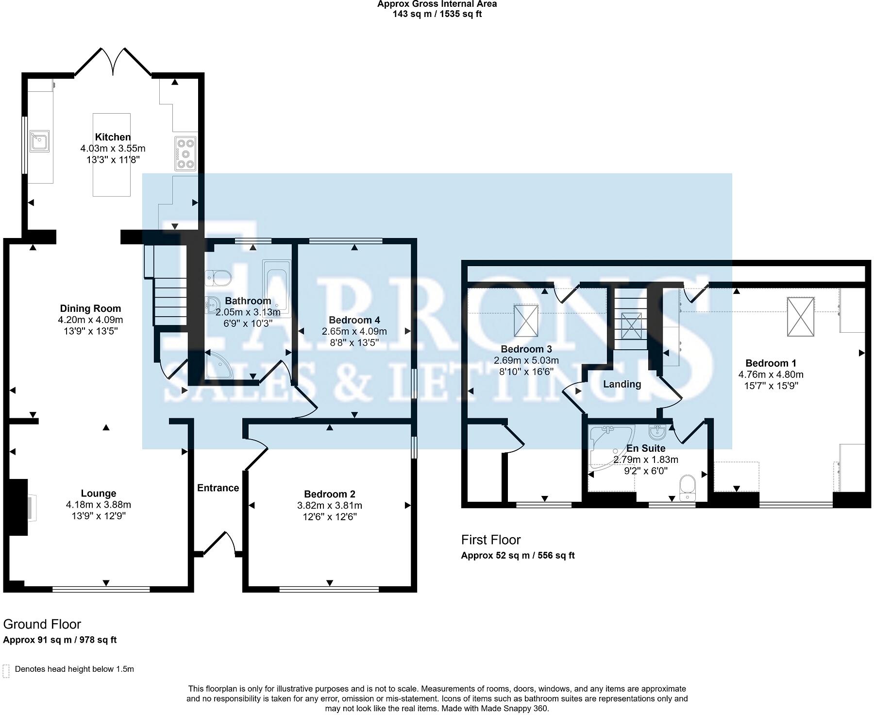 Woodborough Drive, Winscombe, North Somerset. BS25 1HA floorplan
