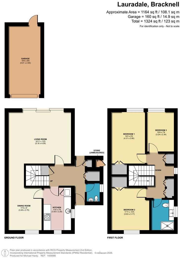 Lauradale Bracknell, Berkshire, RG12 7DT floorplan