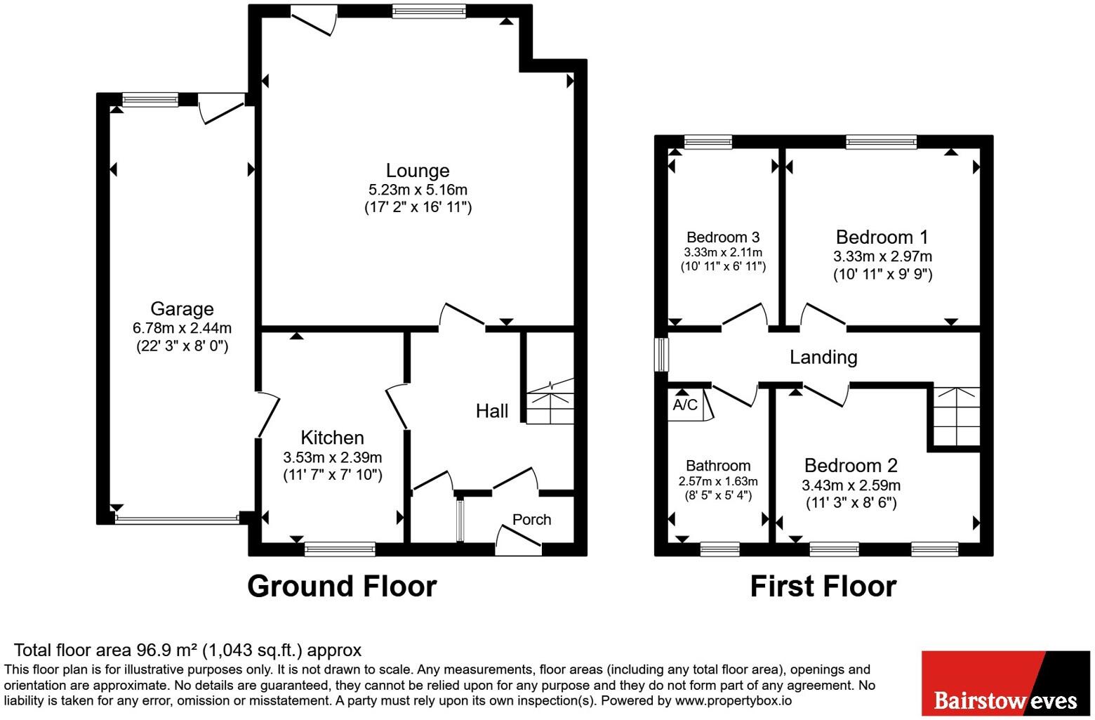 St. Pauls Crescent, Coleshill, Birmingham, Warwickshire, B46 floorplan
