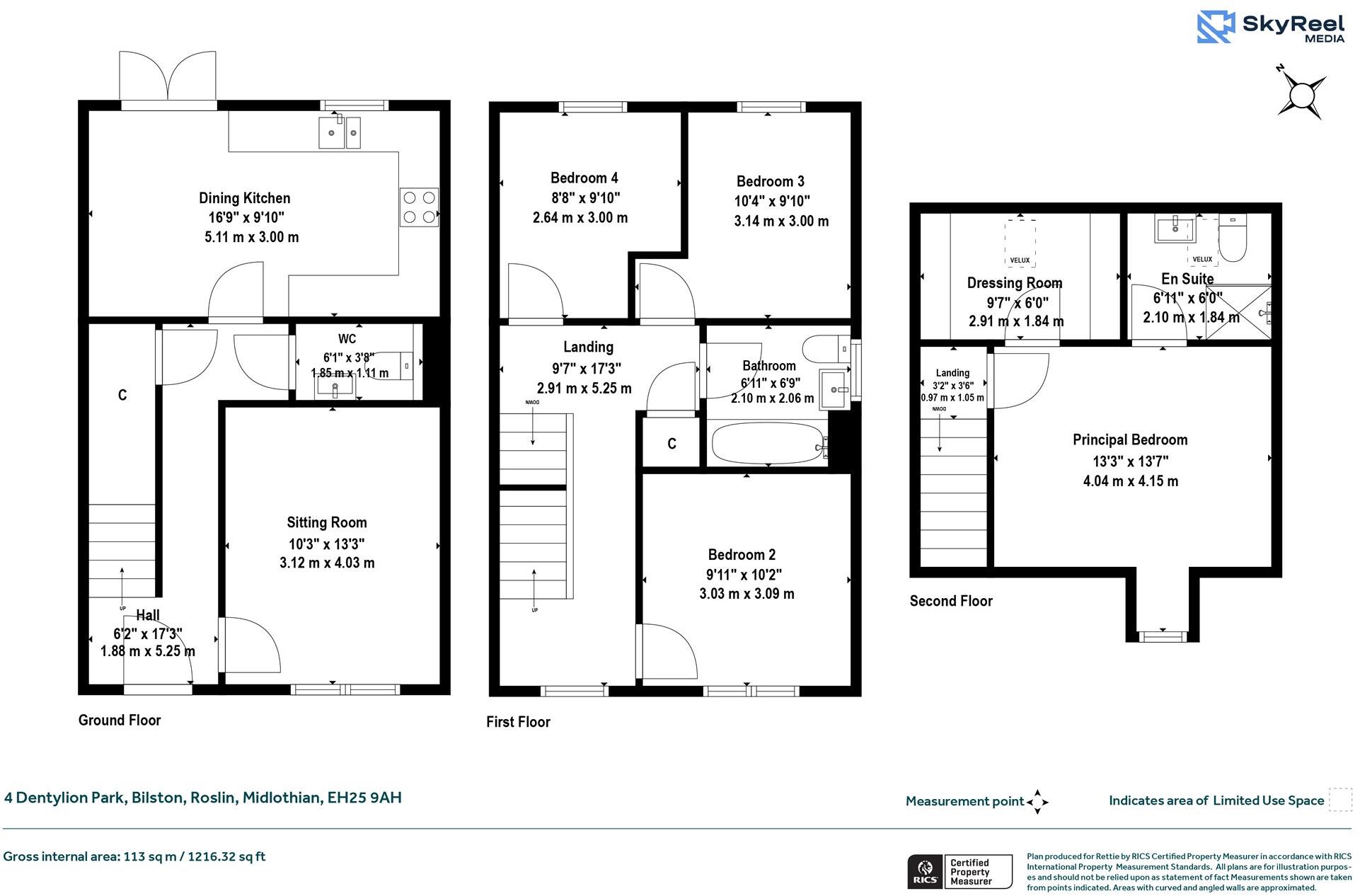Dentylion Park, Bilston, Roslin, Midlothian floorplan