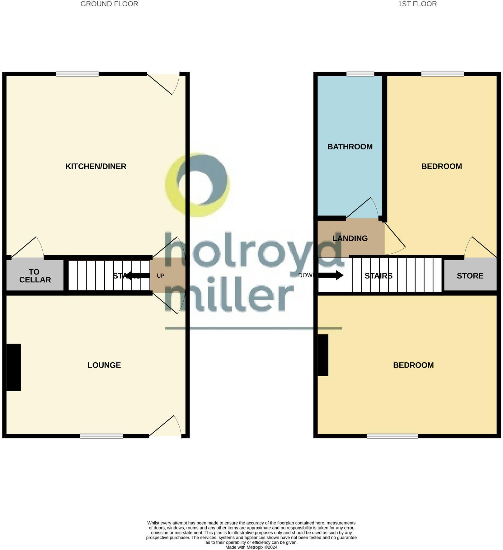Ashfield Terrace, Thorpe, WF3 floorplan