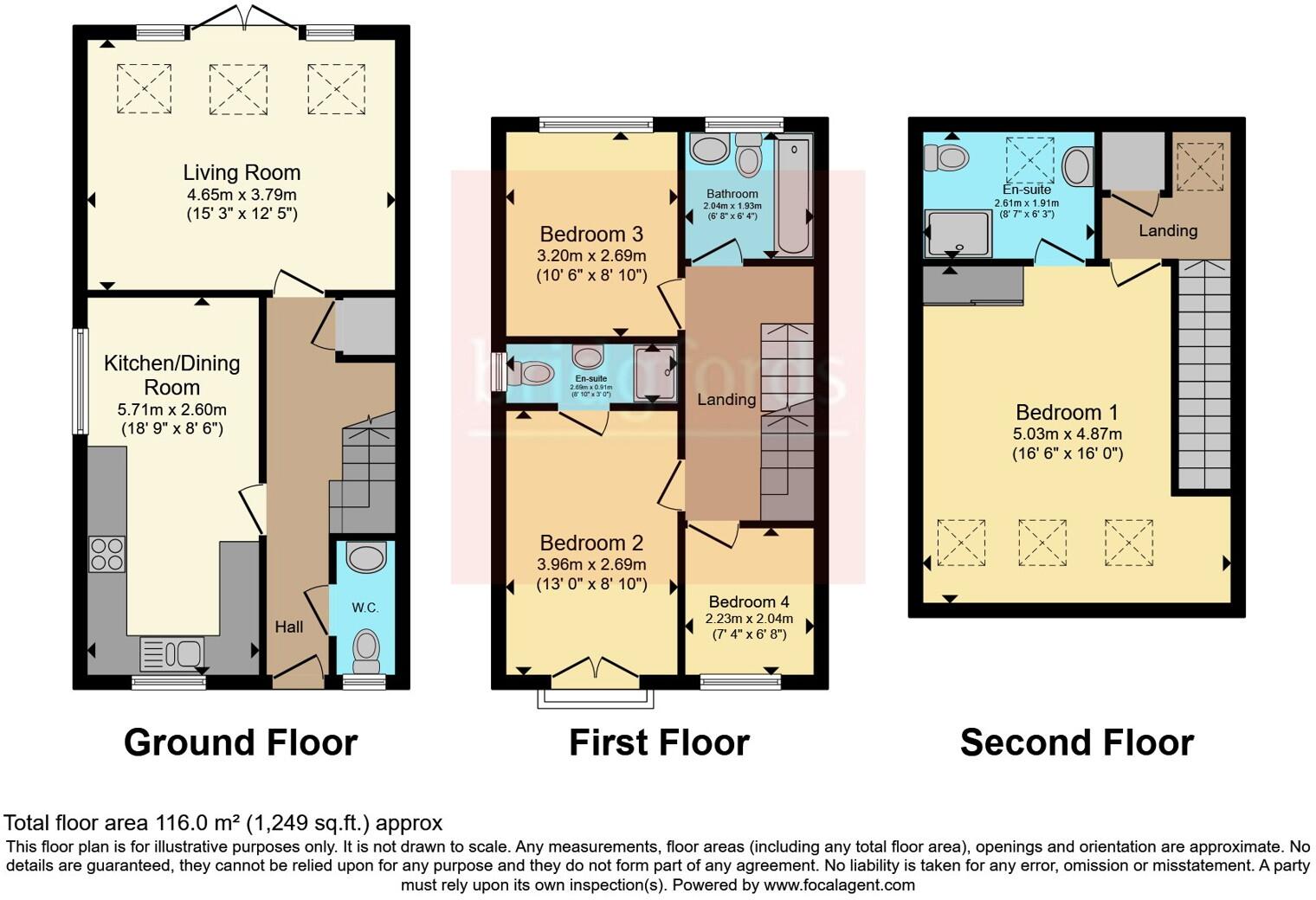 Whitsun Avenue, Salford, Greater Manchester, M7 floorplan