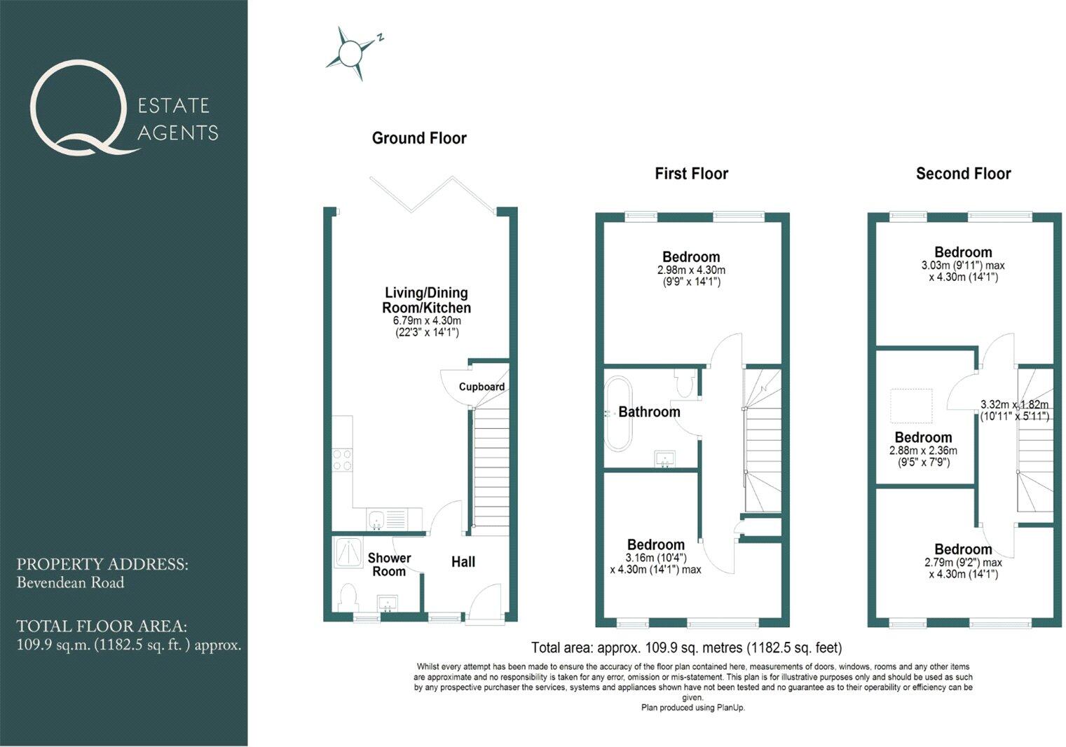 Bevendean Road, Brighton, BN2 floorplan