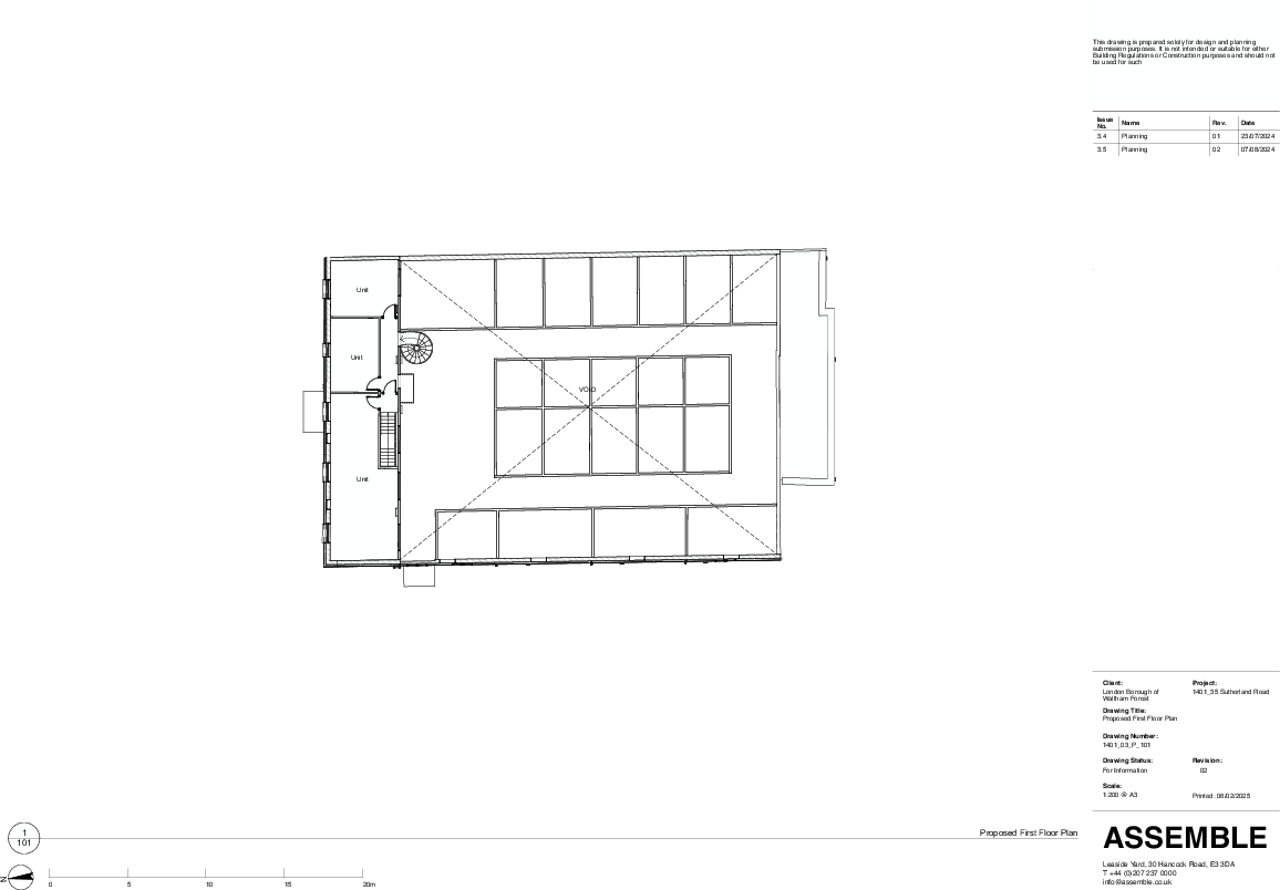 First floor area