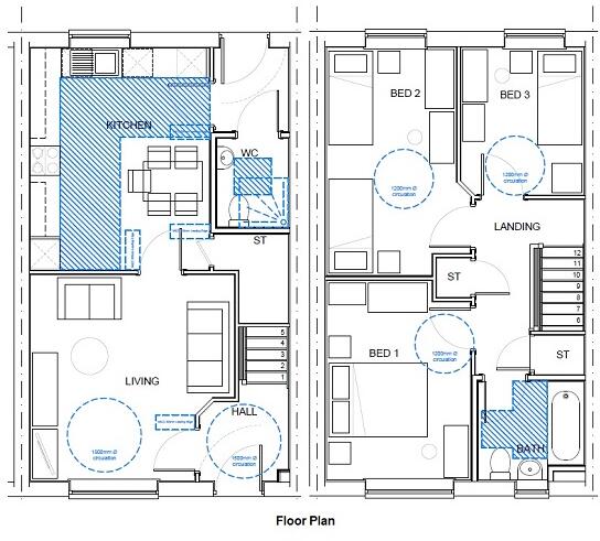 PLOTS 71 AND 72, Rushwick, Worcestershire, WR2 floorplan