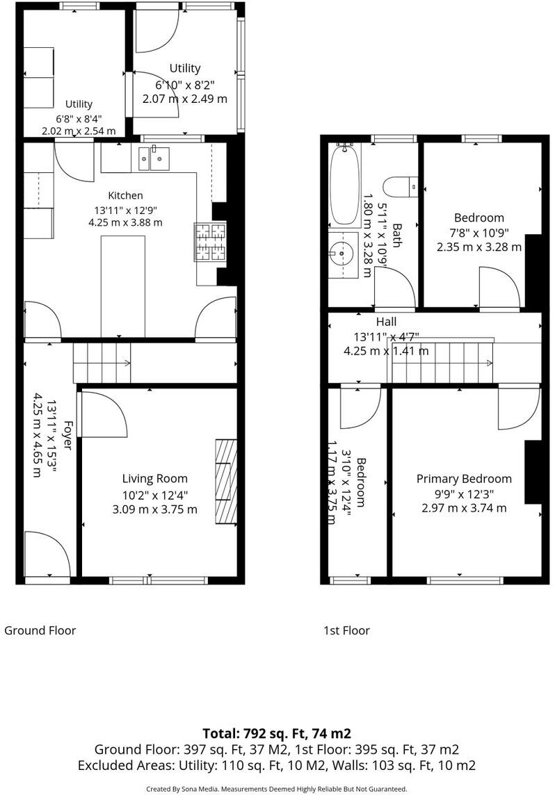 Henley Street, Chadderton, Oldham, OL9 8JZ floorplan