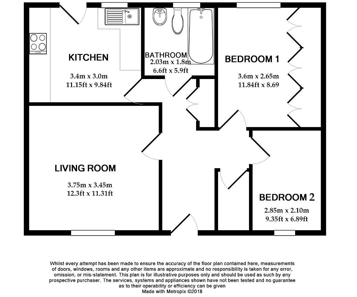 Saxon Close, Wallingford floorplan