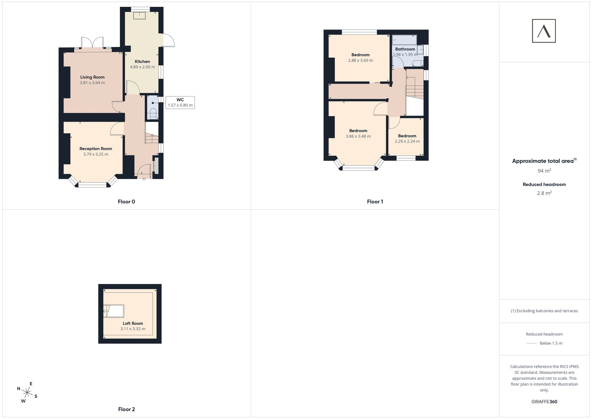 Westfield Road, Rhyl, LL18 floorplan