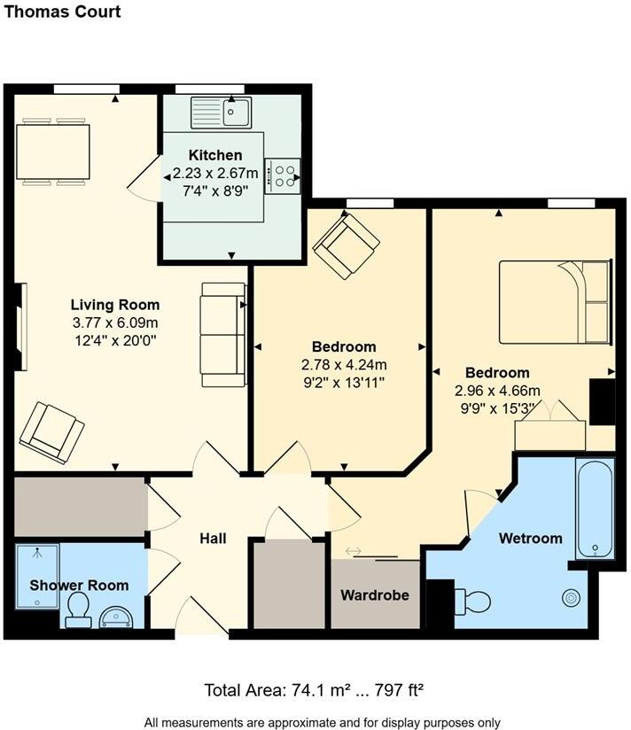 Thomas Court, Penylan, Cardiff floorplan
