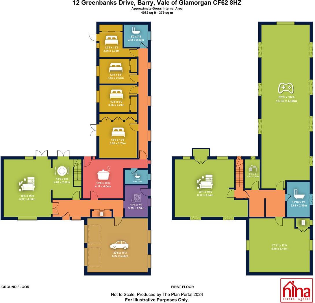 Greenbanks Drive, Barry floorplan