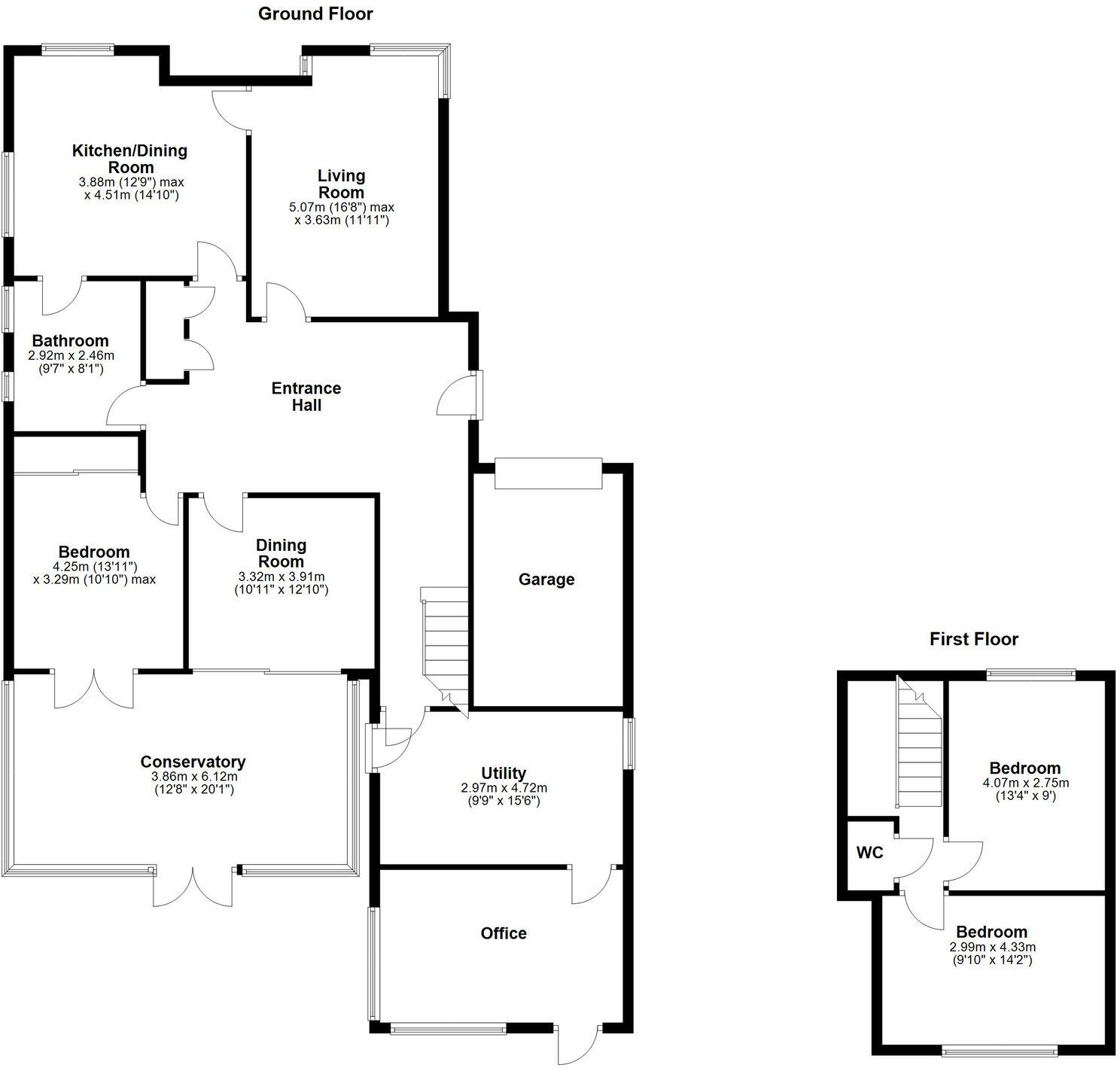 Station Road, Waddington, LN5 floorplan