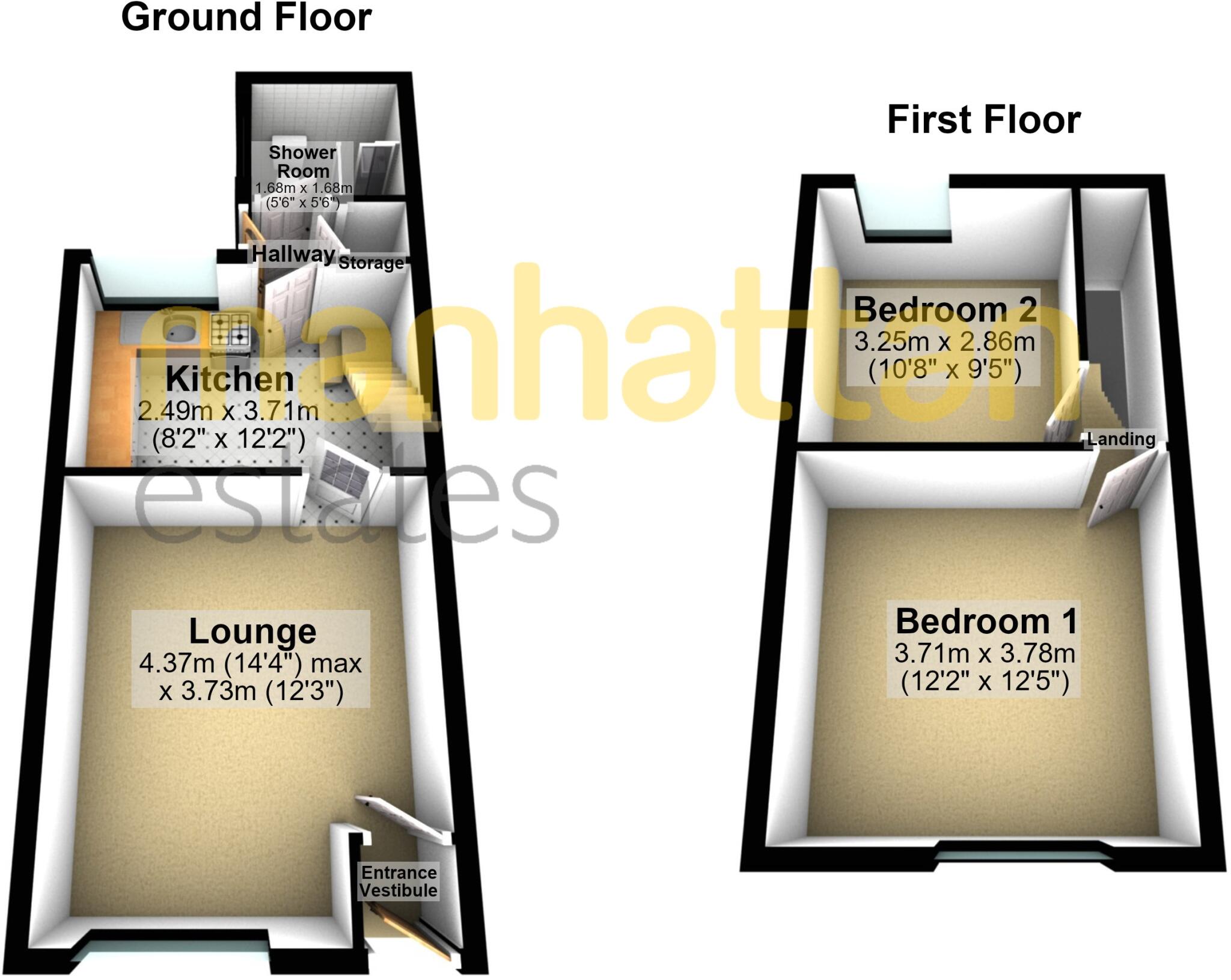 Cestrian Street, Great Lever, Bolton floorplan
