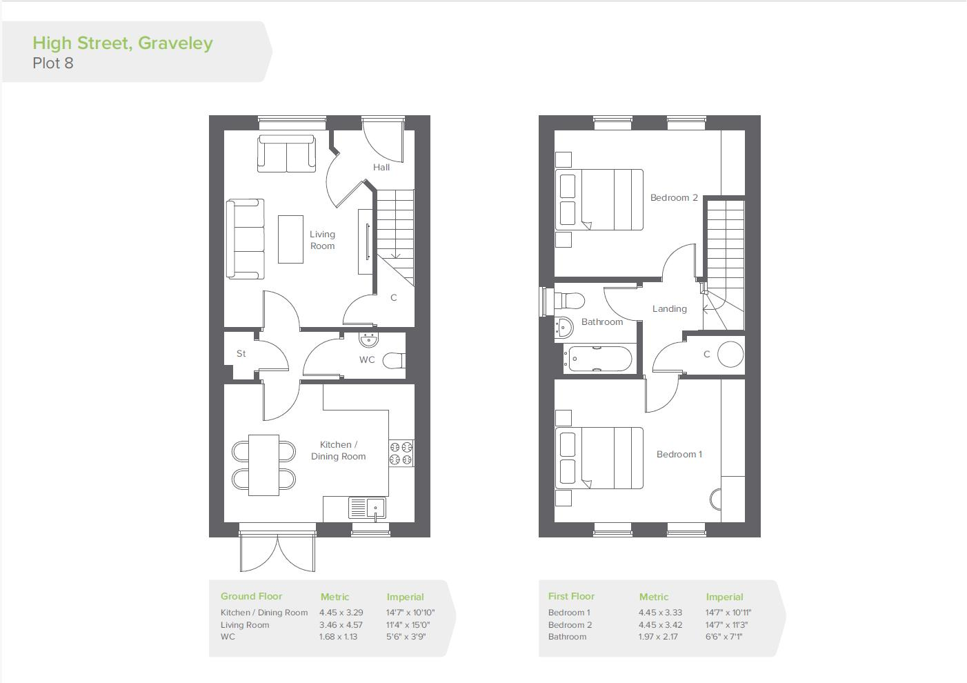 Plot 8, Stable Yard Close, Graveley SG4 7LE floorplan