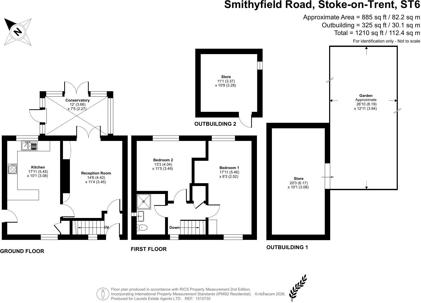 Smithyfield Road, Stoke-On-Trent, Staffordshire, ST6 floorplan