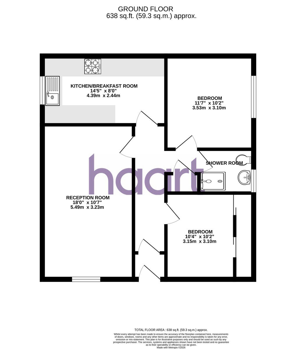 Headley Road, Grayshott floorplan