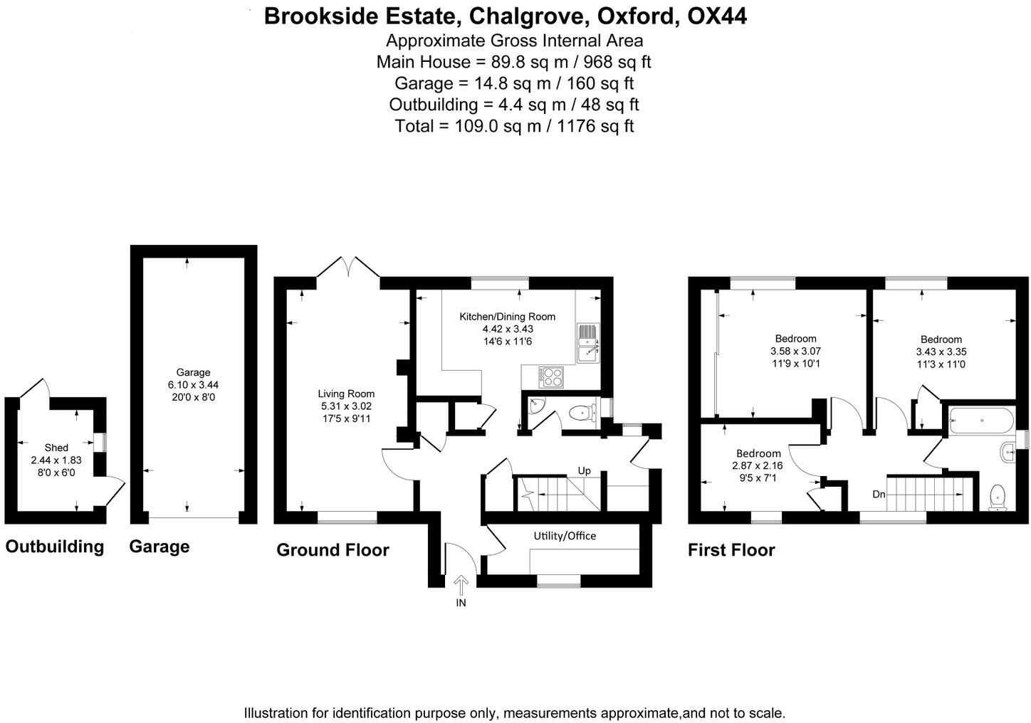 Brookside Estate, Chalgrove, Oxford, OX44 7SH floorplan