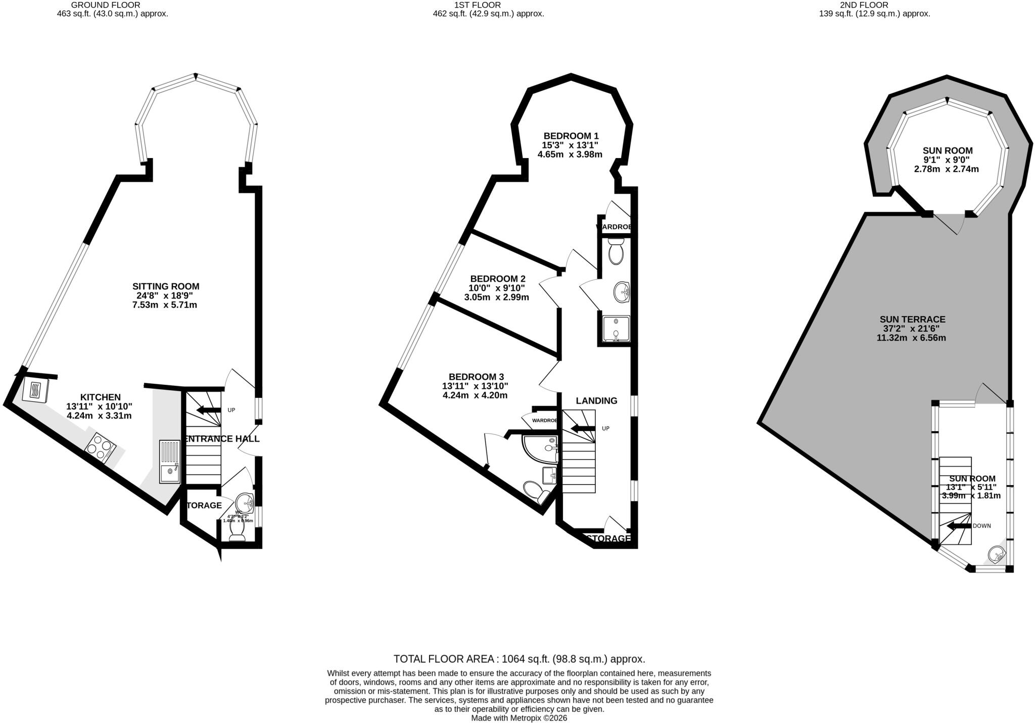 1, Church Cliff, Lyme Regis, Dorset, DT7 floorplan
