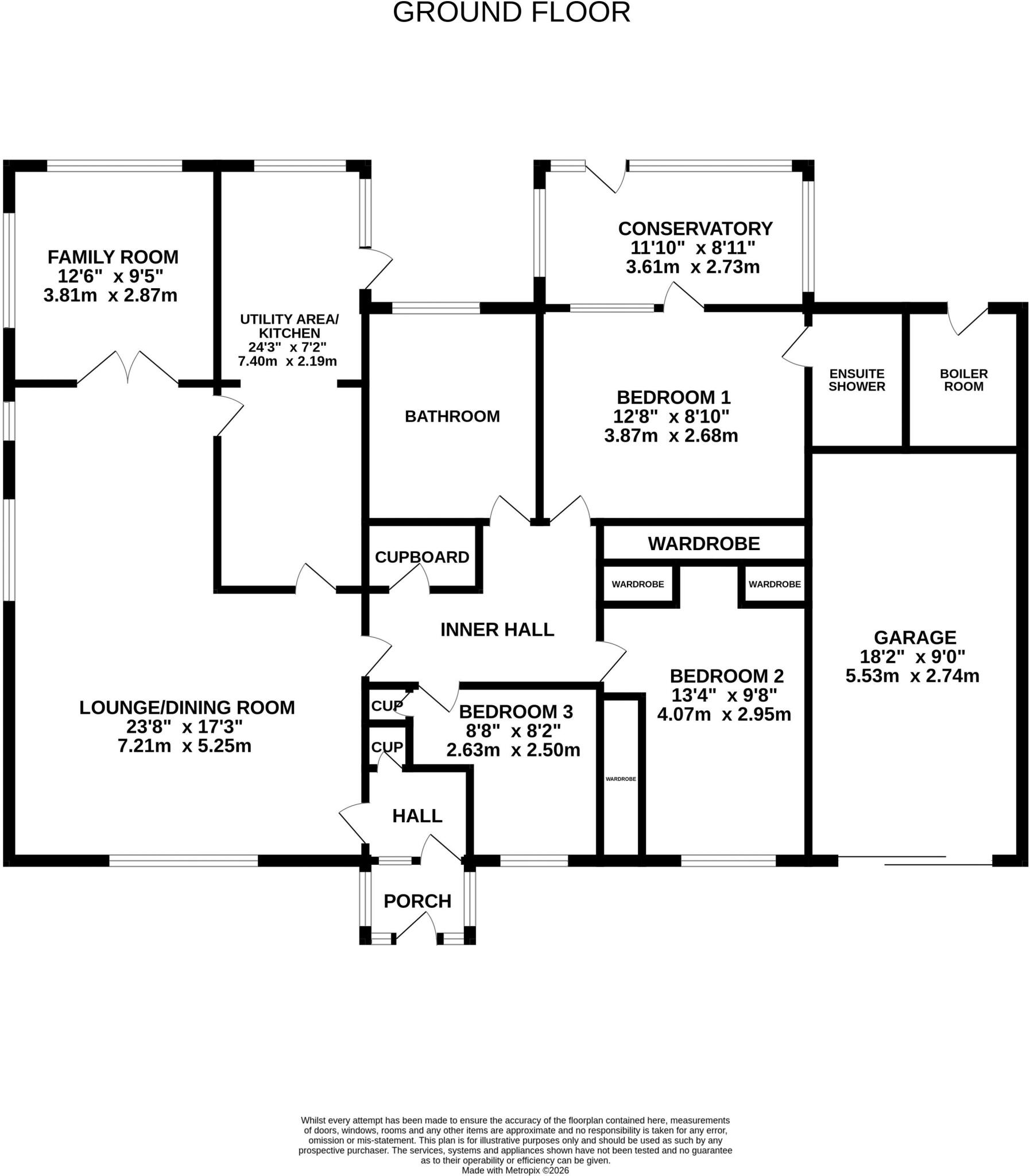 Stoneycroft, 21 Close Cam, Port Erin, IM9 6NB floorplan