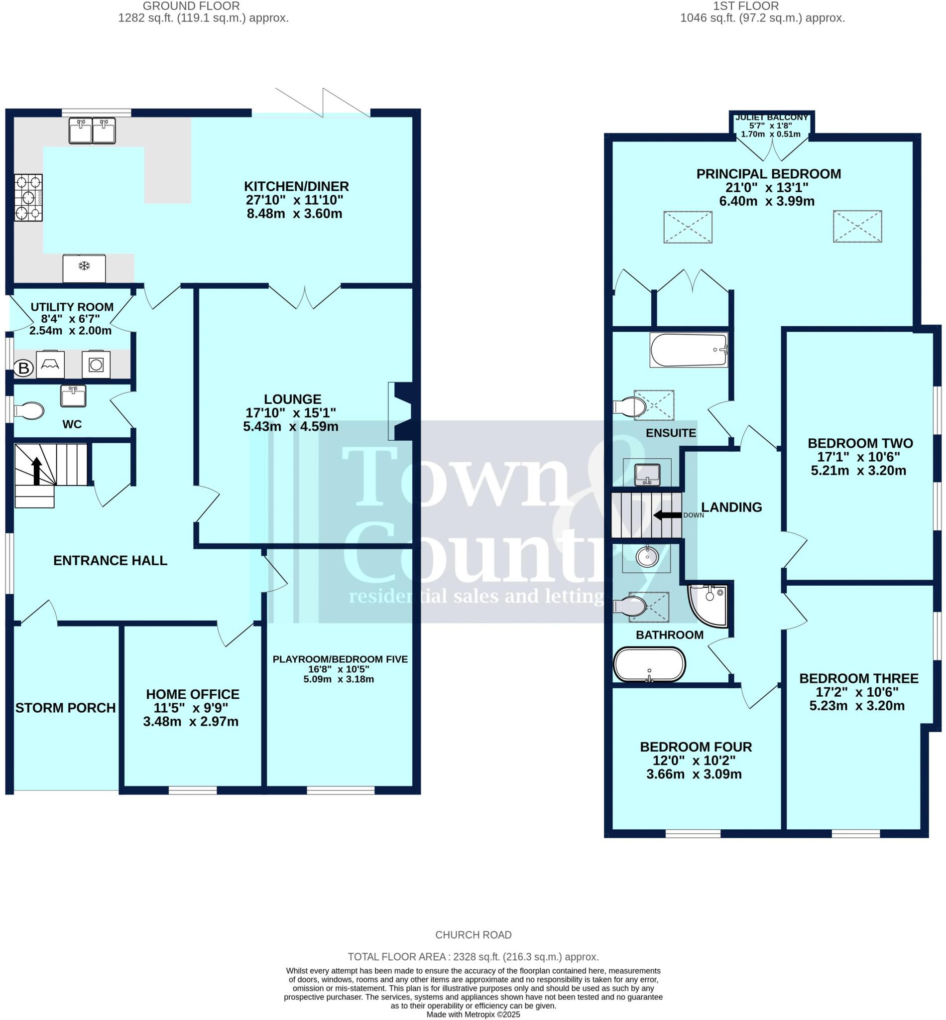 Church Road, Thorrington, CO7 floorplan