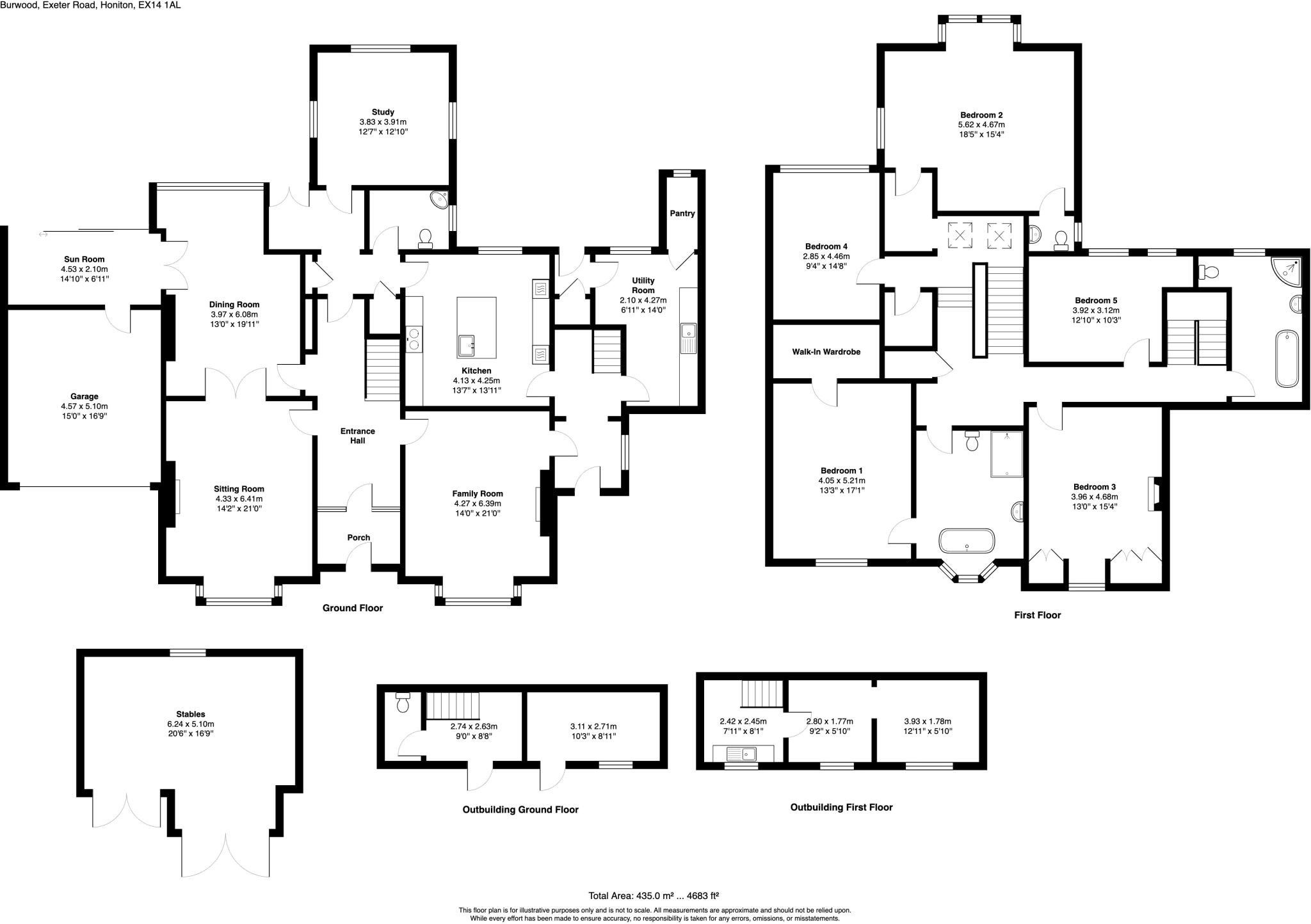 Exeter Road, Honiton, Devon, EX14 floorplan